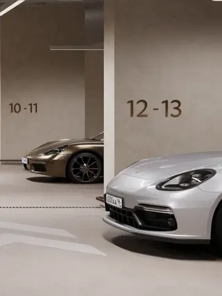 Spacious two-level car park