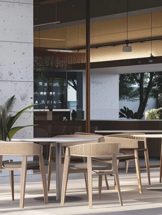 Elegant cafe for family and business meetings