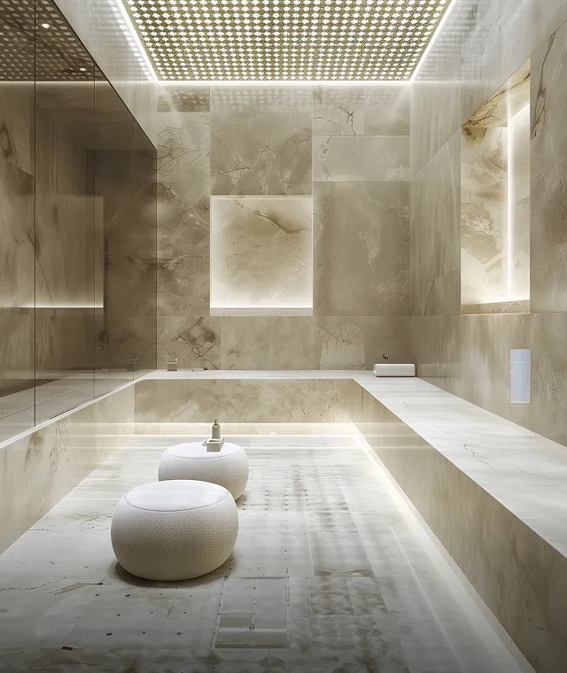 Luxurious<br />
stone hammam