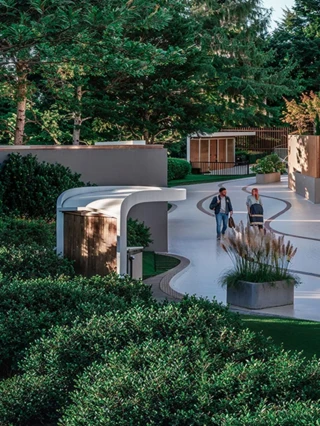 Sophisticated landscape design