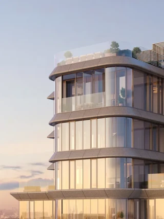 25 floors of unique architecture